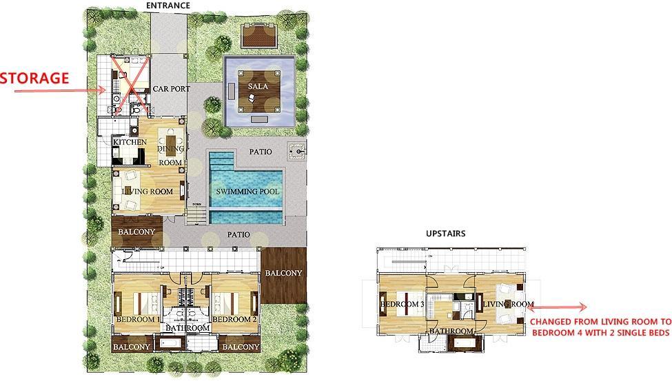 Large 4 Bed Villa Short Walk To Maenam Beach Mae Nam Εξωτερικό φωτογραφία